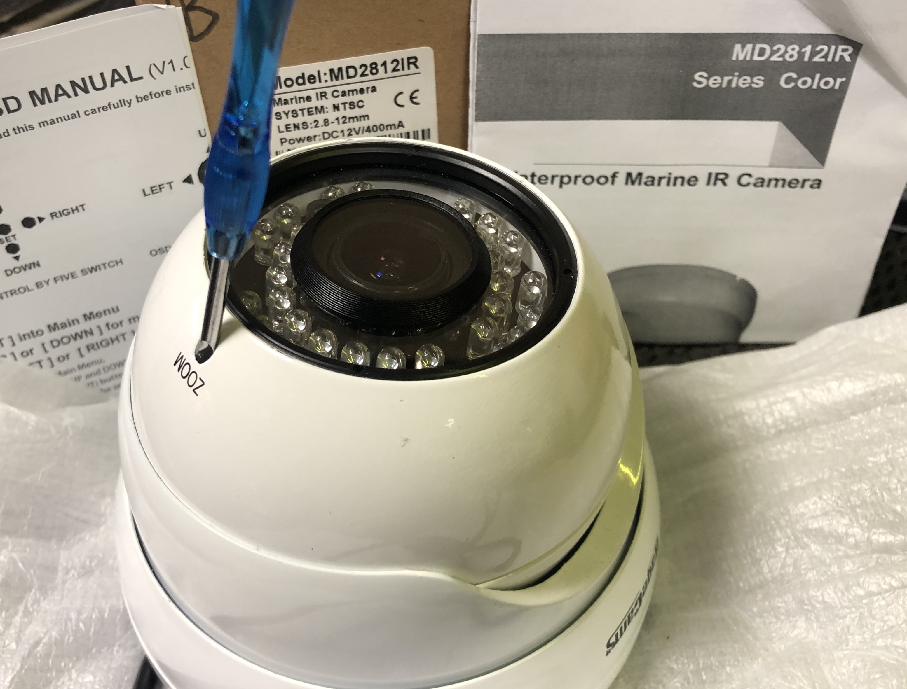 Marine Infrared Eye Camera De-Fog For Raymarine-Garmin