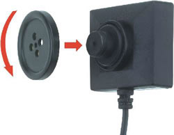 Mini 380 Resolution Color Button Screw Covert Camera