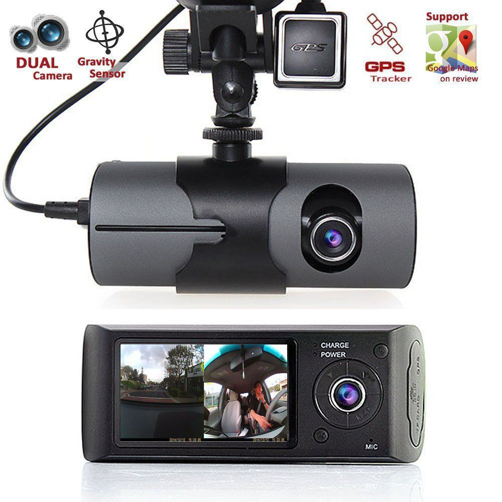 Dual Dash Camera Car Cam System HD 32gb Evidence Recorder