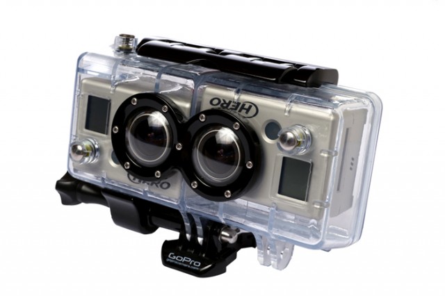 GoPro 3D HERO Expansion Kit Waterproof Dual Case for hero2