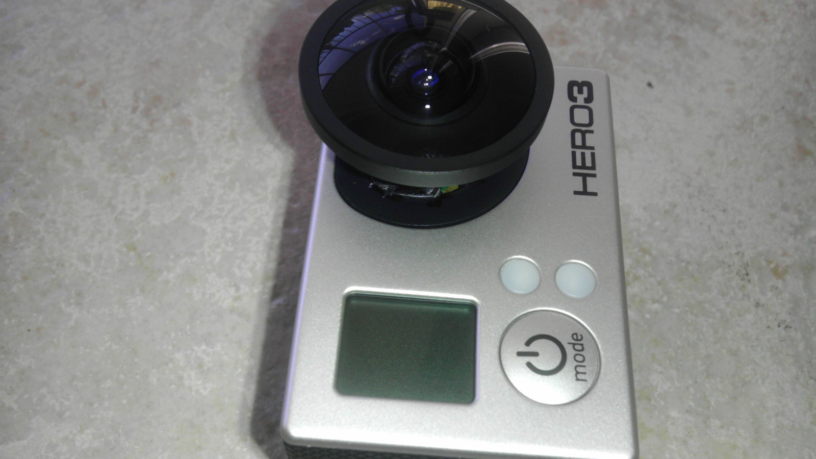 1.4mm circular fish eye lens for hero3 panoramic view