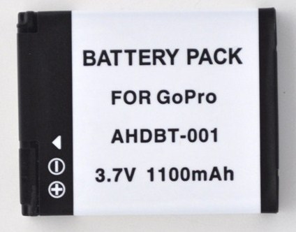 HD Aftermarket Rechargeable Battery for gopro hd hero2 hero 1080