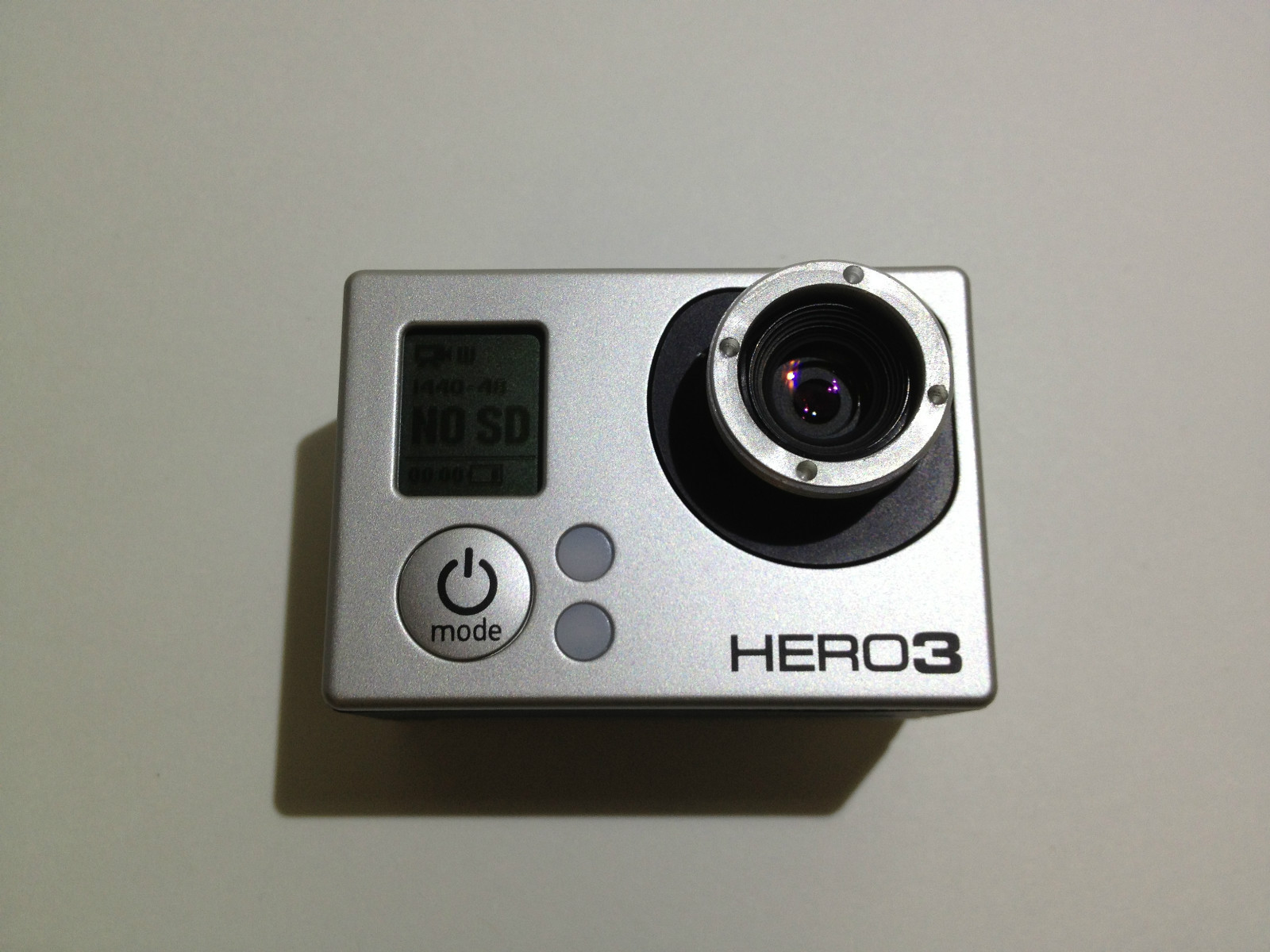 3.6mm lens for gopro hero3 125 degree fov semi wide