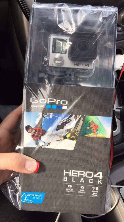 GOPRO HD HERO4 BLACK MODIFIED Drone FPV 5.4mm FLAT LENS