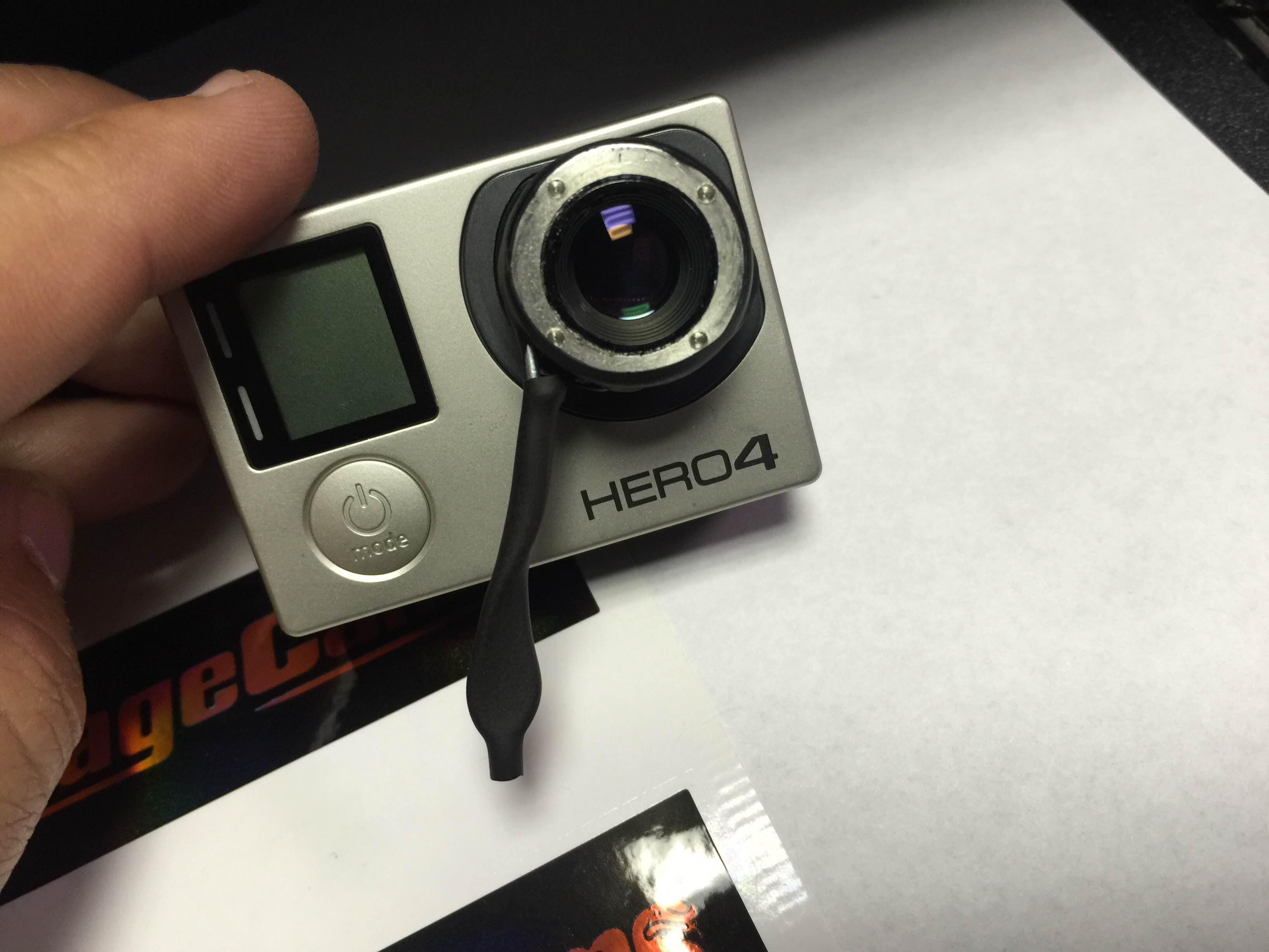 GOPRO DENTAL HD HERO4 BLACK MODIFIED 16mm LENS+FOCUS LEVER