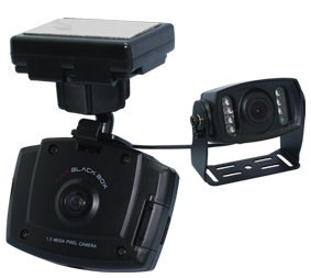 Mini Dual Dash Drive Camera w/ Rear External Cam View